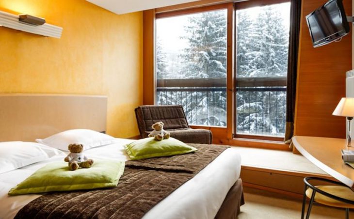 Hotel Du Golf, Les Arcs, Bedroom